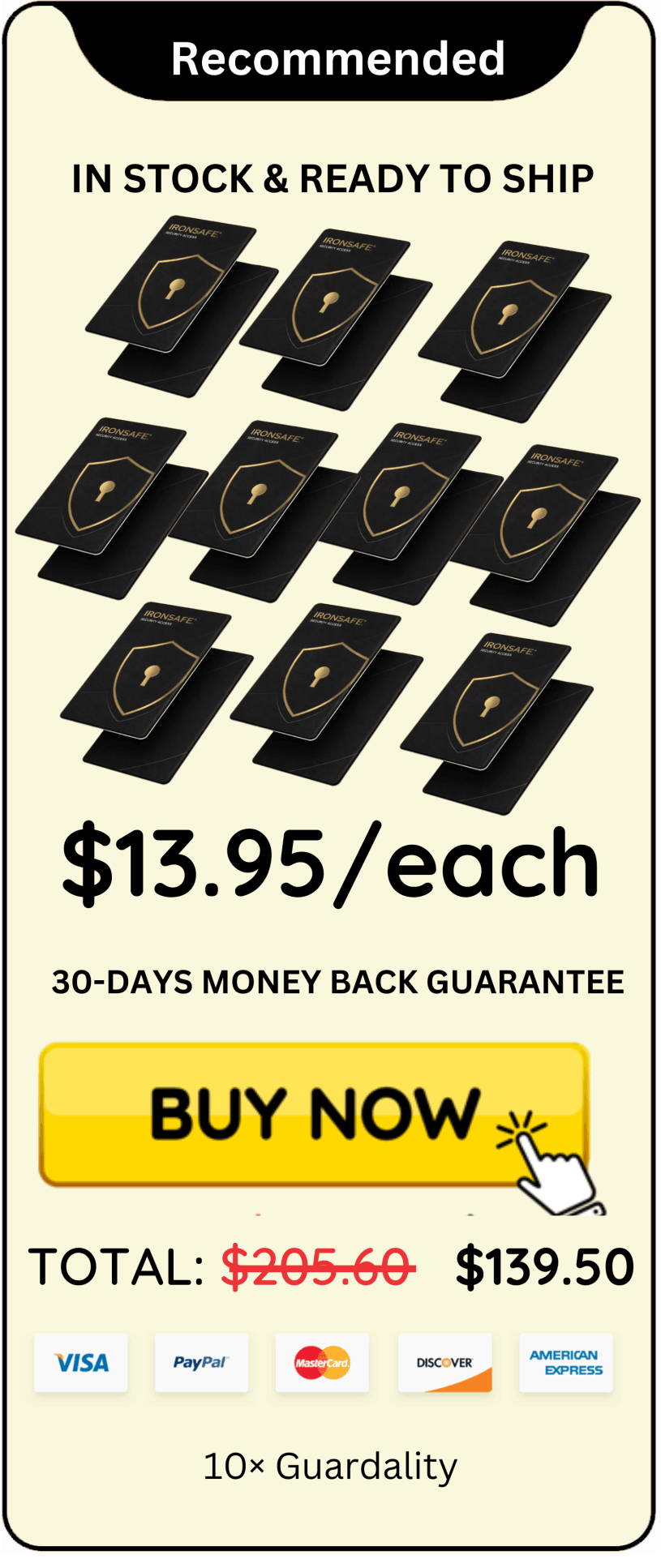 Guardality offer price 